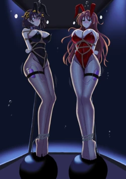 [魚クロ] バニーハルヒの水没withみくる