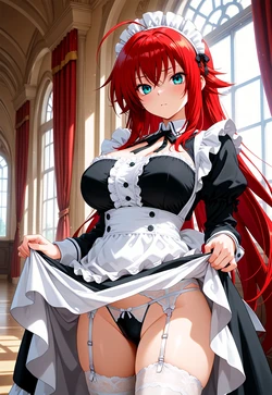 [HenryBoya] Maid panties on display [AI Generated]
