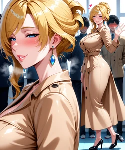 [saithan] 鳳条クレア先生と生徒の前で縛りセックスする催眠おじさん♡ [AI Generated]