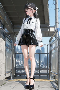 [TAIL-LOVERS] Sei Syori You Rubber Jyosi Ryousan Keikaku mass production girl [AI Generated]