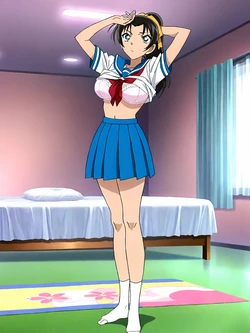 [cyysm] Kogoro Mouri voyeur x Kazuha Toyam [AI Generated]