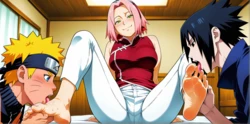 [Apersdraw] Naruto foot fetish 2 [AI Generated]