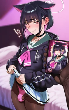 [Minority, Ottoportman] Kazusa is Actually a Femboy [Ai Generated]