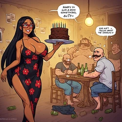 Sirleide's Adventures - ZeMaria Birthday (AI GENERATED)