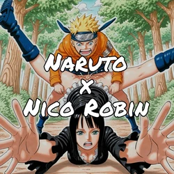 [Rasengoon] Naruto x Nico Robin (Naruto, One Piece) [AI Generated]