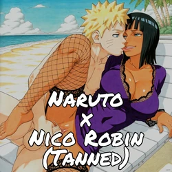 [Rasengoon] Naruto x Nico Robin - Tanned edition (Naruto, One Piece) [AI Generated]