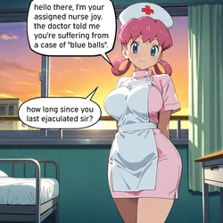 Nurse joy cures your blue balls [AI Generated]