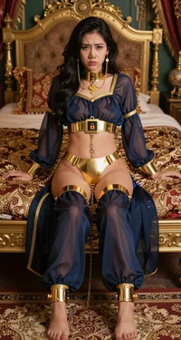 Harem Cuties in Chastitybelts - In The Bedroom [AI Generated]
