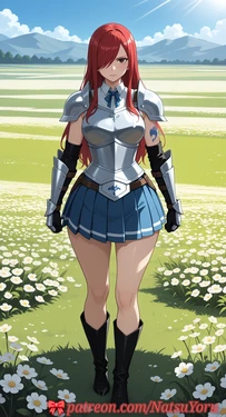[NatsuYoru] Erza Scarlet (Fairy Tail) [AI Generated]