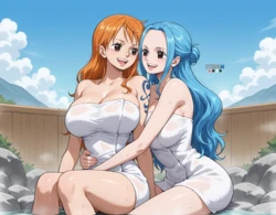 [EternoAI] Nami and Vivi | One Piece + 4 animations + extras [AI Generated]