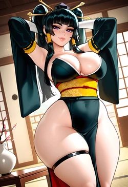 DreamcoreArt - Set 1412 - Nyotengu BWC Mega Set (Dead or Alive) (Patreon) (AI Generated)