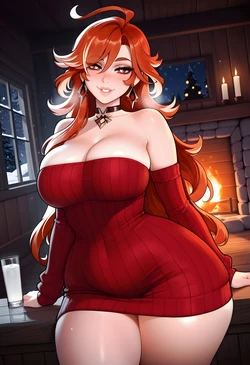 DreamcoreArt - Set 1417 - Mavuika BBC (Patreon) (AI Generated)