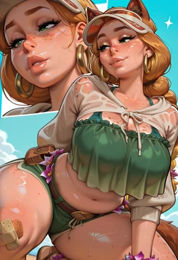 [LazyRainbow] Squirrel Girl: Beach Day [AI Generated]
