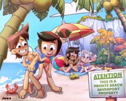 [JuvaKurosaki] Molly & Friends at the beach (The Ghost & Molly McGee)