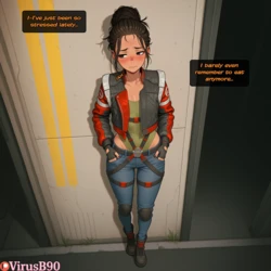 [VirusB90] Panam Meets V - Short Comic [AI Generated]