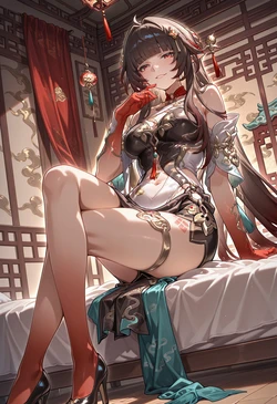 [DavionCoreArt] Lingsha (Honkai: Star Rail) (AI Generated)