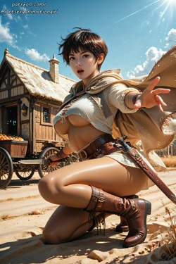 [Patreon] [AiASAG] [4K] 🖤Casca⚔️ - Preview [AI Generated]