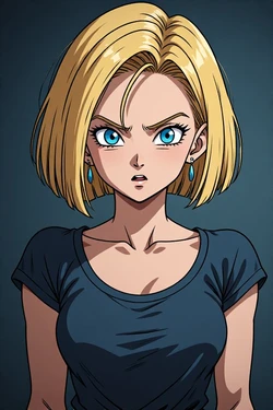Android 18 - No Control Left [AI Generated]