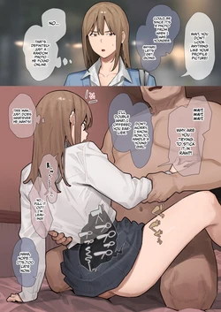 [Ashizuki] A creepy old man who looks different from his photo shows up and ends up cumming inside a gyaru [English] [Gagak_Ireng] [Digital]