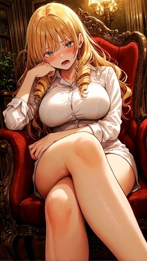 [HenryBoya] Blonde Locks, Where the Chair's Unlocks [AI Generated]