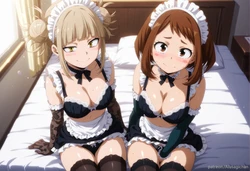 [AIusagichan] 僕のヒーローアカデミア 麗日お茶子&渡我被身子 My Hero Academia Ochako Uraraka&Himiko Toga [AI Generated]