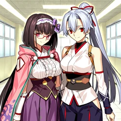 tomoe gozen,osakabehime/巴御前,刑部姬(AI Generated)
