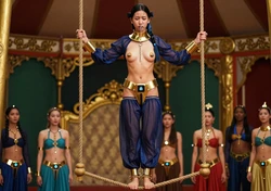 Harem Cuties in Chastitybelts - Circus Artists And Carneval [AI Generated]
