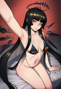 [1-A Dot] Virtuosa (Arknights) Bikini NTR [AI Generated]