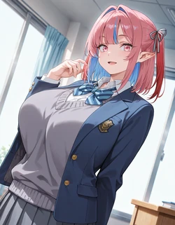 (mirai art) Takakiyo Kanan 高潔カナン (kanan-sama wa akumade choroi) [AI Generated]