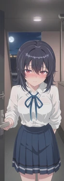 [Amakawa is reflecting.] [Kura-Nika] "I Won't Give Up Our Fridays to Anyone."  Umi Asanagi  Day01 195p — Prepare Yourself. No Movies Tonight. The Night Serious Umi Asanagi Lost to Her Possessiveness and Pinned You Down at the Entrance. [AI Generated]