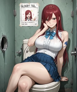 [AiFishBall] Erza Scarlet 25 - Fairy Tail (Patreon) [AI Generated]