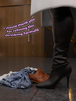 [ExtraThicc] Pinched & Shrunk She Stole My Formula... And Squeezed Me Out!