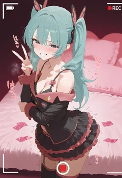 [AIJOE] スウィートデビルミクとNTR (AI Generated)