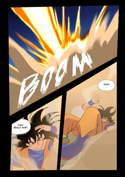 The golden warrior vs The man of steel by [Animayson]