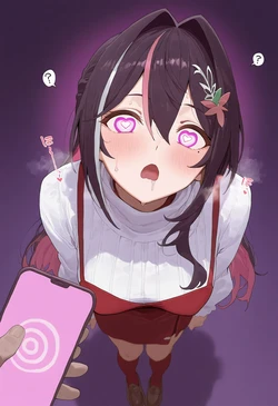 [AIJOE] AZki（私服）と催眠えっち (AI Generated)