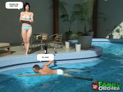 3dfamilyorgies.com: Poolside fuck with mother
