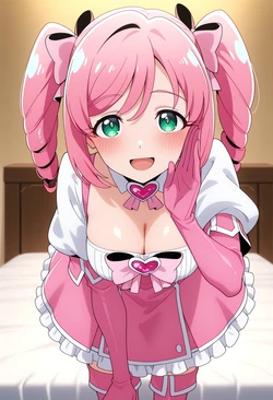 [AI Generated] 花菱はるか (魔法少女にあこがれて)
