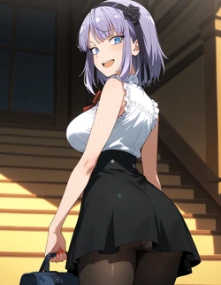 [AI Generated] 枝垂ほたる Hotaru Shitara (だがしかし)
