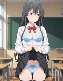 [AI Generated] ゆきのんは弱みを握られた