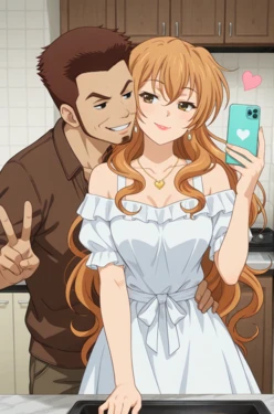 Kouko x Makoto [AI Generated]