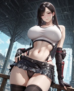 [AiFishBall] Tifa Lockhart 22 - Final Fantasy VII (Patreon) [AI Generated]