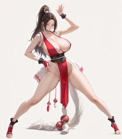 [AiFishBall] Mai Shiranui 21 - King of Fighters (Patreon) [AI Generated]