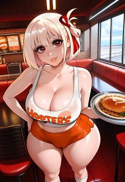 DreamcoreArt - Set 1402 - Chisato BBC (Patreon) (AI Generated)