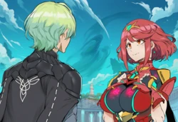 Pyra loses to byleth [AI Generated]