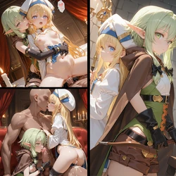 [formalaut7699] Priestess & High Elf Archer 敗北凌辱&調教 (Uncensored) [AI Generated]