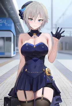 【cMonster】(idolmaster) anastasia DRESS BBC FATMAN [AI Generated]