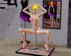 [----] 室內噴泉 + 安靜的美人