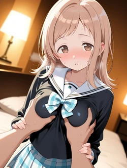 [AI Generated] 櫻木真乃 ホテル