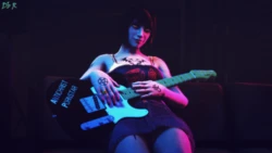 [Deadbolt Returns] Heather Recording Studio Photoshoot (Sextape in Hell)