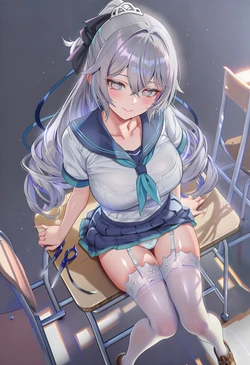 [布洛妮娅一生推] 在学校里狠狠和鸭鸭尽情做爱 [AI Generated]